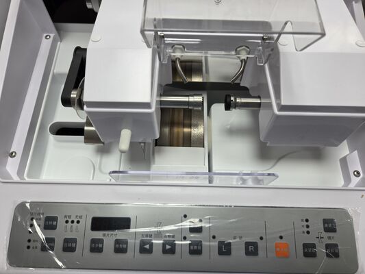SJG-7100 automatic computer edge grinding machine,New model, with anti-skid program,universal anti-skid ability, Three modular options. The machine comes standard with PCgrinding wheel.