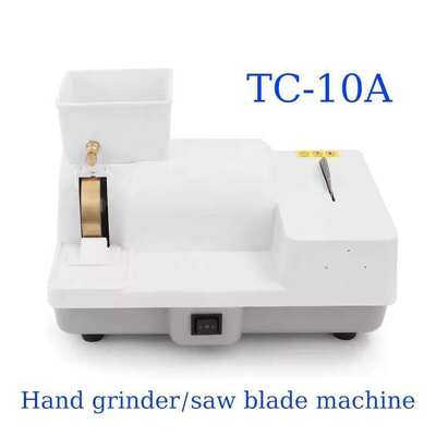 Multi Functional Optical Hand Lens Grinder V-groove Wheel Belt Coarse and Fine Grinding Manual Lens Edger TC-10A